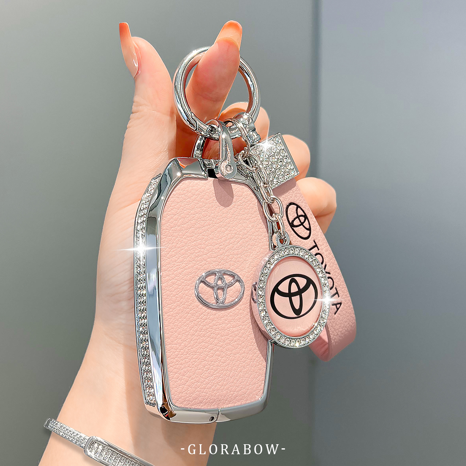 2024款丰田凯美瑞钥匙套荣放rav4汉兰达锐放普拉多赛那bz3真皮女