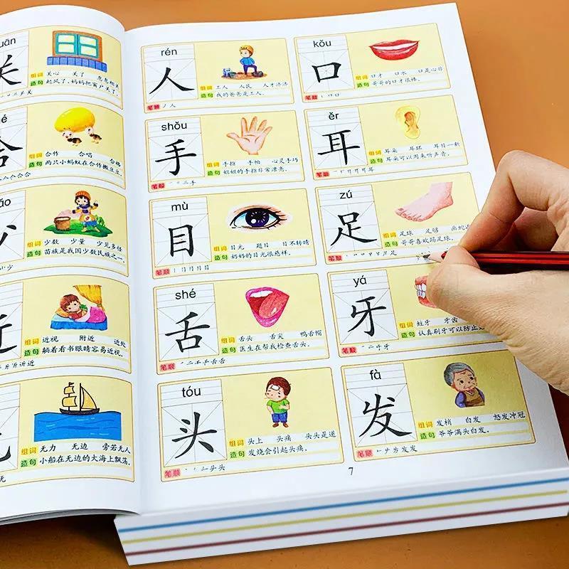 【识字大王3000字】2-8岁幼儿启蒙看图识字 扫码听读汉字图画注音