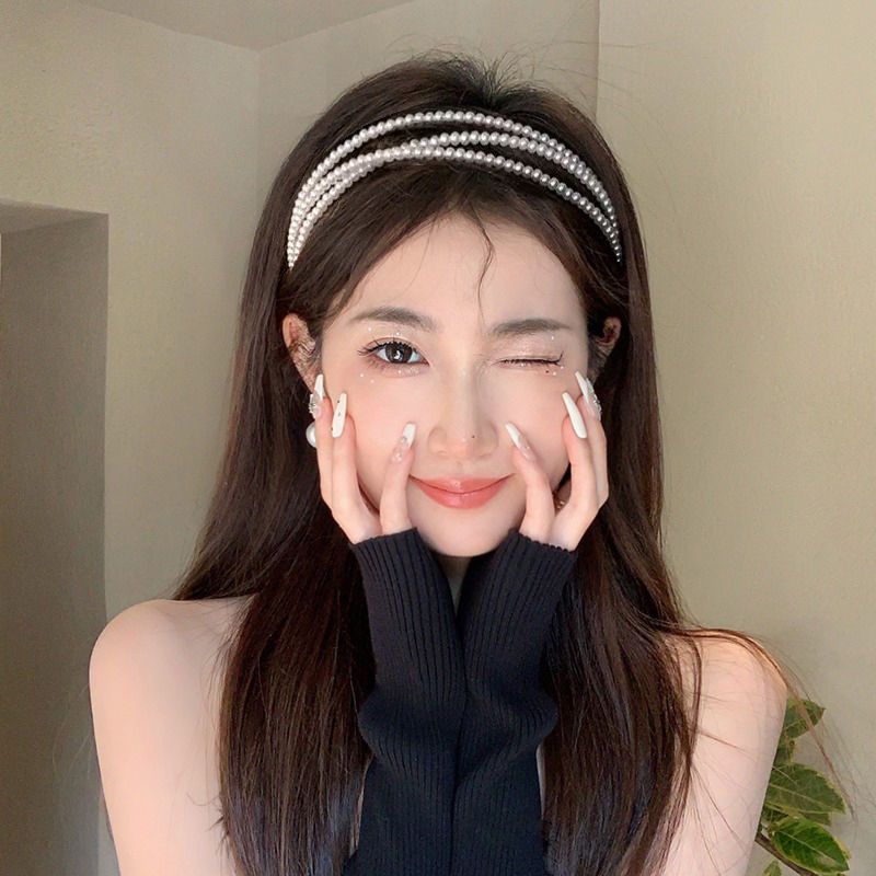 非金属发饰发箍女超仙法式浪漫网红新款洗脸高颅顶头箍气质外出
