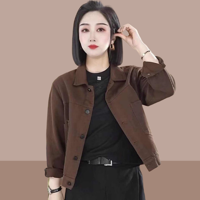 短款牛仔外套女小个子薄2025春秋新款休闲设计感小众夹克流行上衣