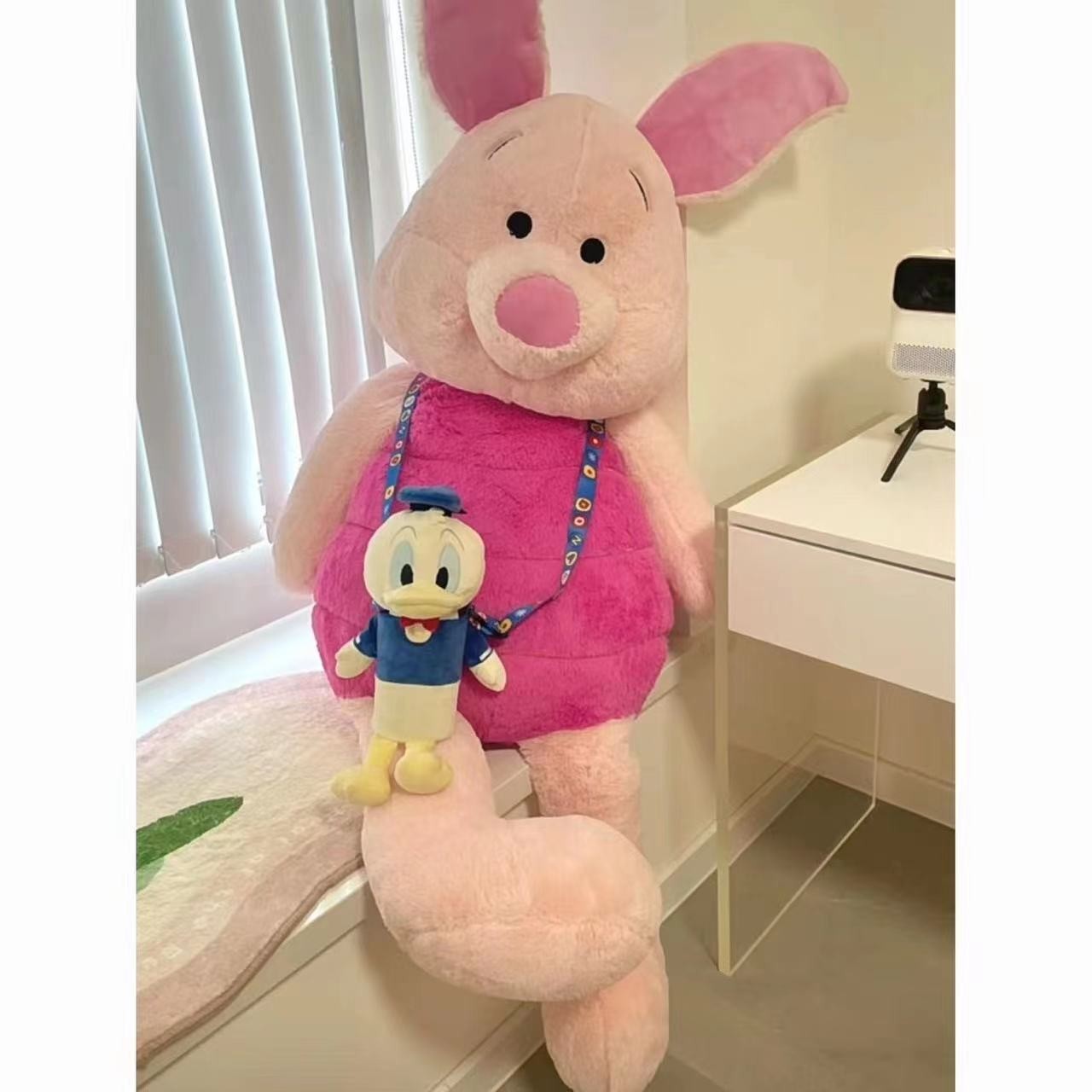 巨大皮杰猪毛绒玩具1.4米闺蜜抱枕送女朋友同款头靠垫小猪玩偶