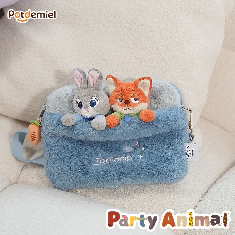 potdemiel迪士尼正版朱迪尼克奇奇蒂蒂甜蜜梦境斜挎包