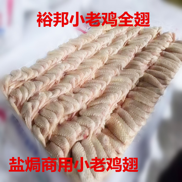 裕邦A级小老鸡全翅200个装冷冻老鸡亦盐焗商用 包冰率10%以内