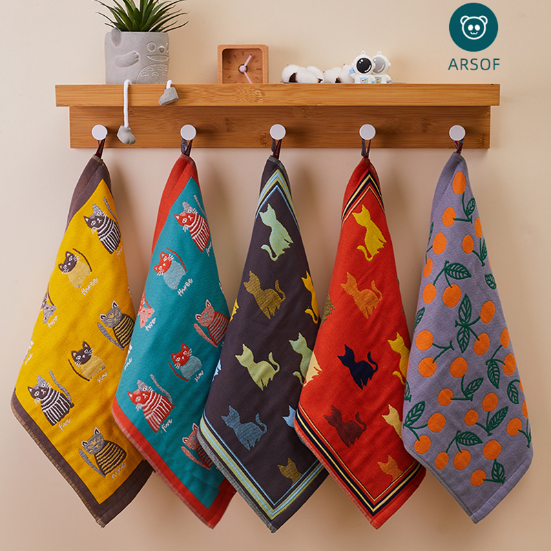 纯棉纱布大方巾家用男女洗脸巾柔软吸水四方形毛巾面巾棉柔加厚