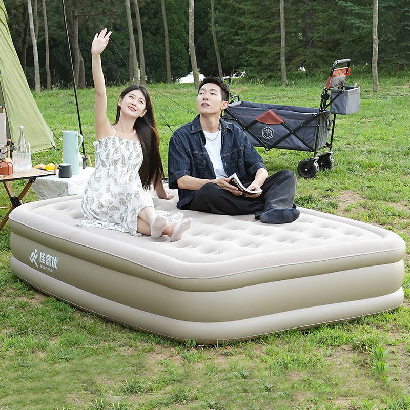 户外充气床加厚便捷家用旅行野露营耐磨折叠睡垫充气床垫柔软加大