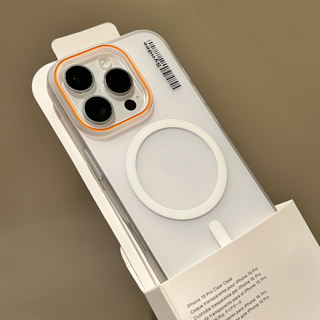 ZMGX透明磨砂磁吸适用iPhone16Promax手机壳华为oppovivo小米硬壳