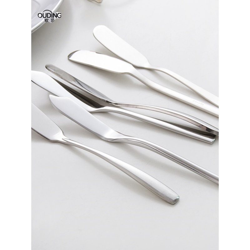 OUDING家用黄油刀不锈钢果酱刀牛油刀抹酱刀奶酪刀西餐芝士刀