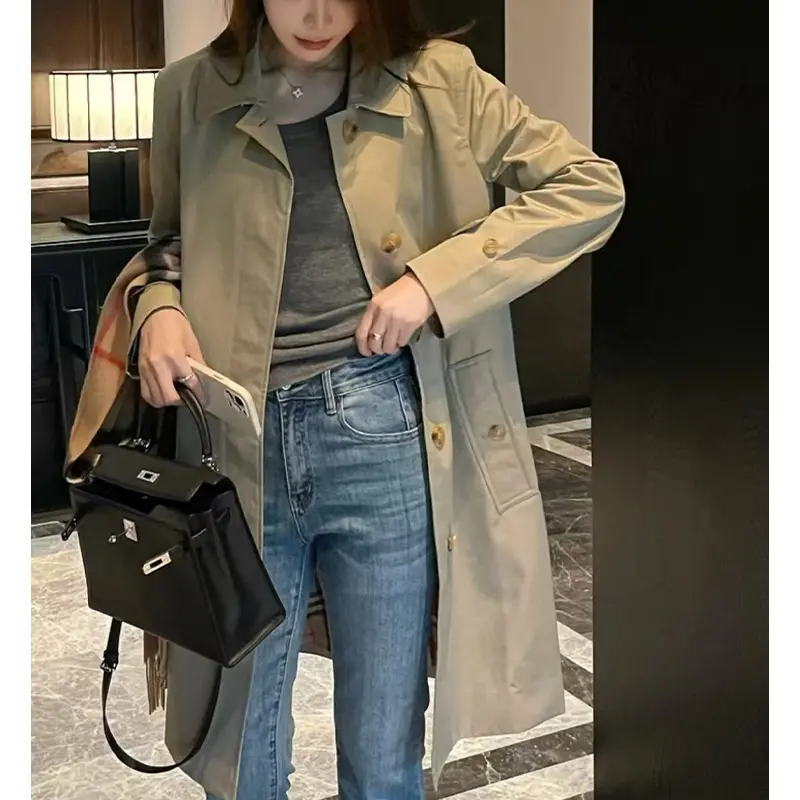 【KOBO+F579】风衣外套女“卡姆登”滑铁卢切尔西休闲大衣 【运补5-8米