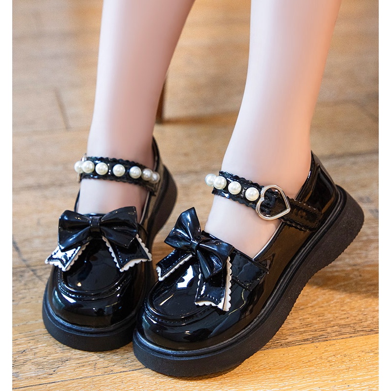 abckolo童鞋女童小皮鞋2025春秋新款儿童鞋软底单鞋公主鞋演出鞋