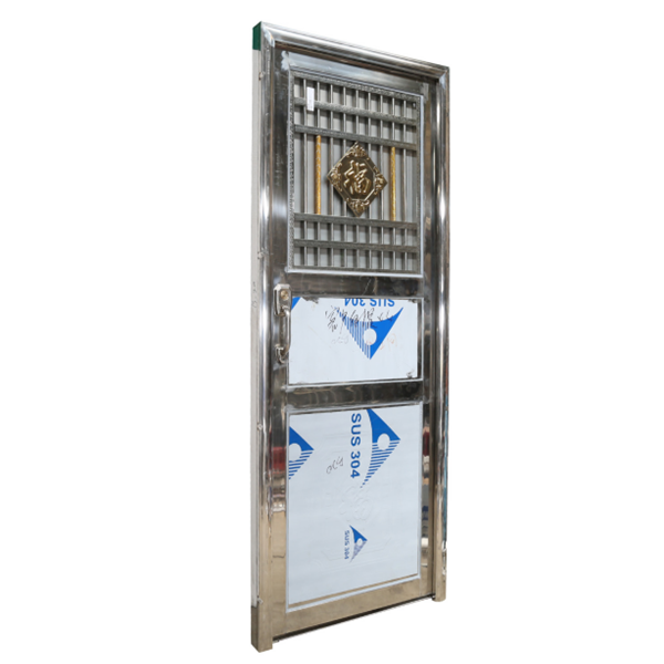 佛山平开门不锈钢出租屋门封板钢管铝合金防盗门进户门室内门入户