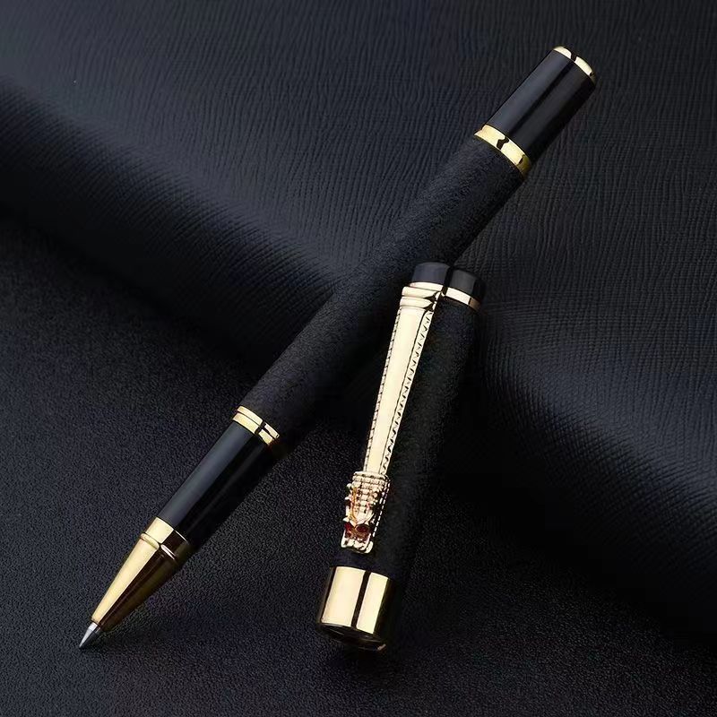 复古金属签字笔中性笔定制笔高档商务办公礼品私人定制刻字刻logo
