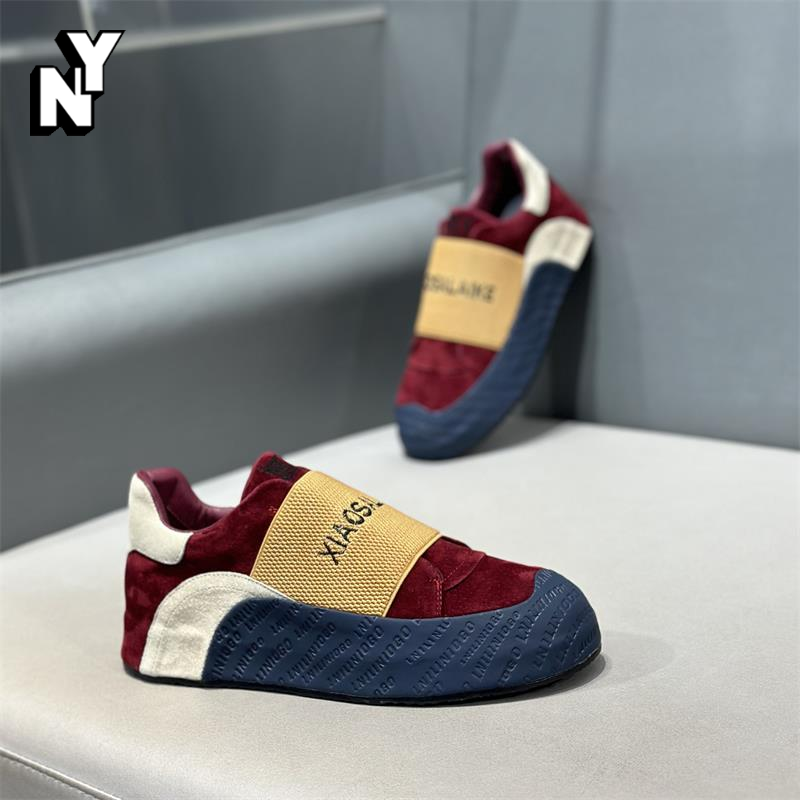 NY韩版时尚一脚蹬板鞋男士冬季新款低帮舒适休闲男鞋软底懒人鞋