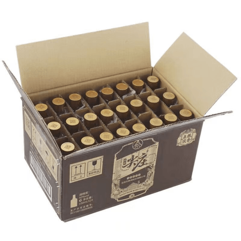 尖庄绵柔尖庄 浓香型白酒 纯粮酿造【酒水节】整箱装50度100ml*24瓶