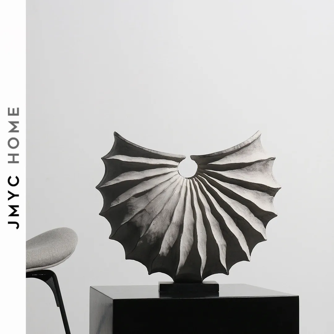 简约现代软装饰轻奢几何家居高级摆件样板间售楼处电视柜小众摆件