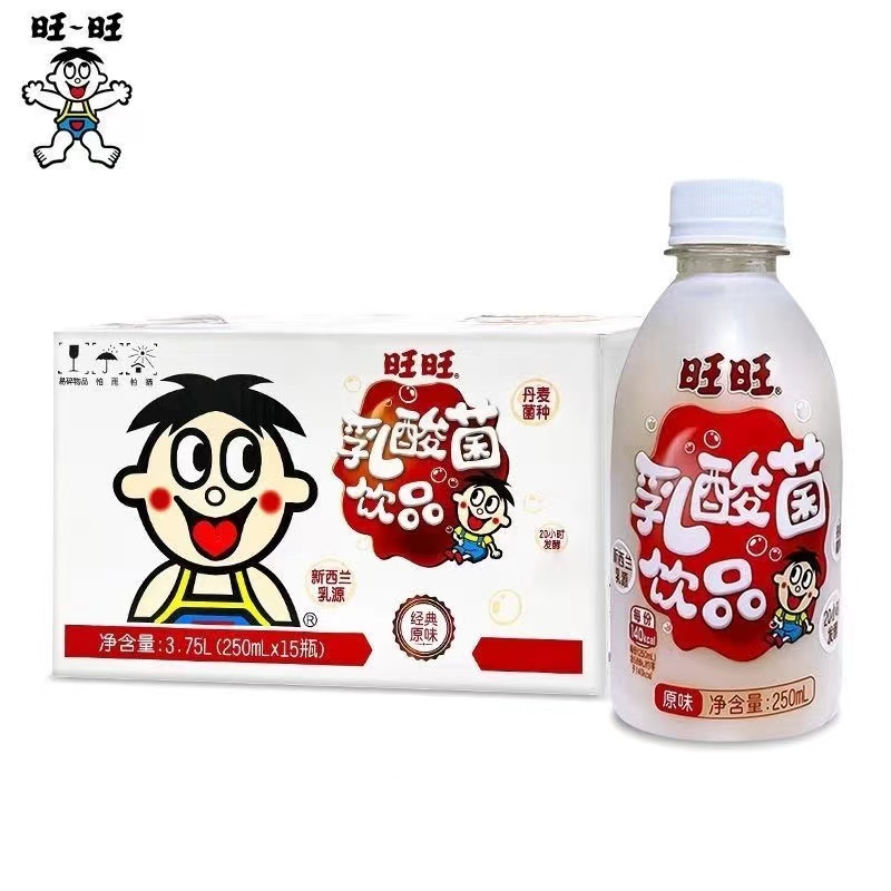 WANT-WANT/旺旺旺旺乳酸菌250毫升*12瓶礼盒饮品