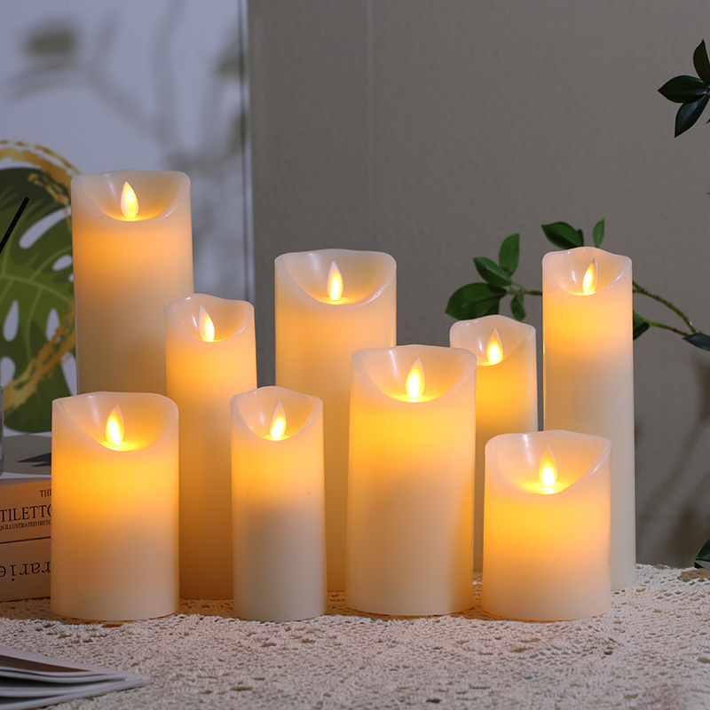 仿真摇摆充电电子蜡烛灯酒店婚庆酒吧演出野营微光室内摆件氛围灯