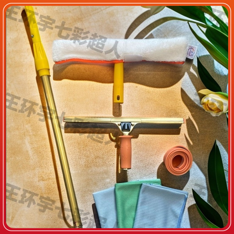 七彩超人含长杆的擦窗套组神器玻璃纱窗清洁擦玻璃器神器家政专用