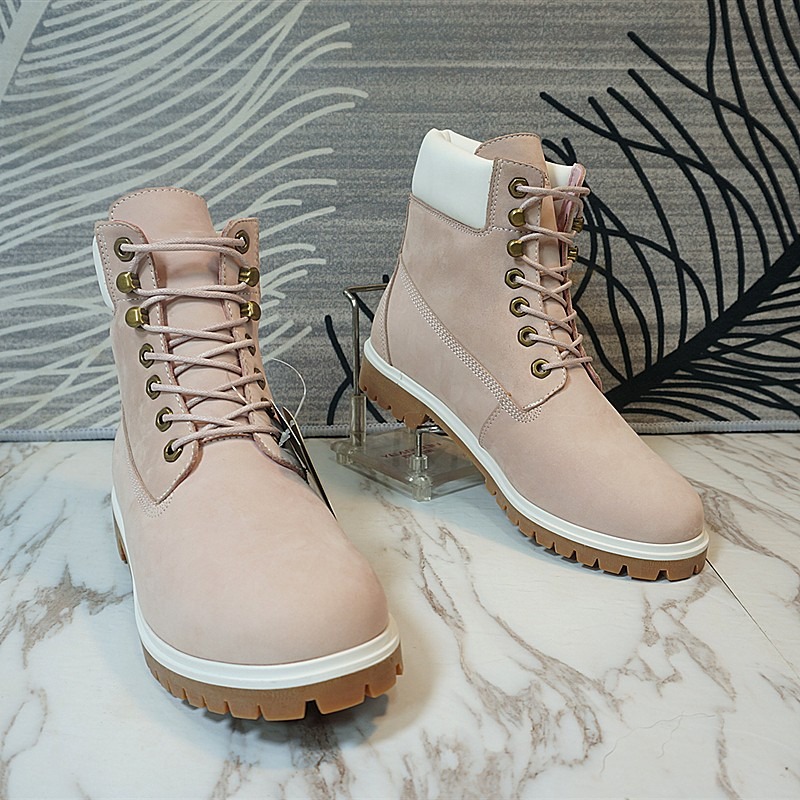 1-12 冬季新款真皮牛皮 羊毛 一体马丁靴 女士