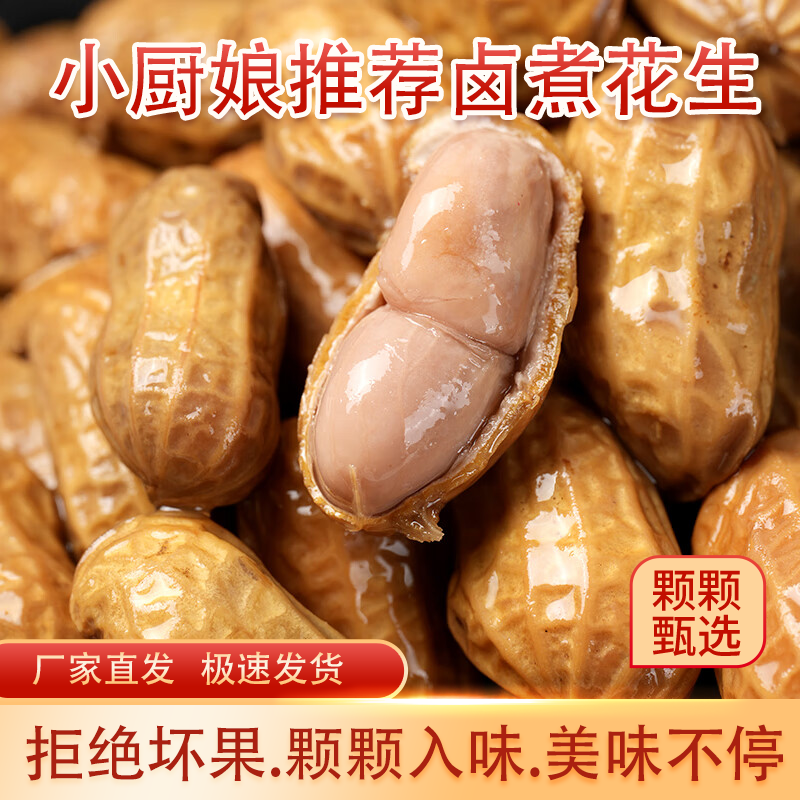 两包两斤卤煮花生带壳卤五香盐水香辣花生零食啤酒零食下酒菜7