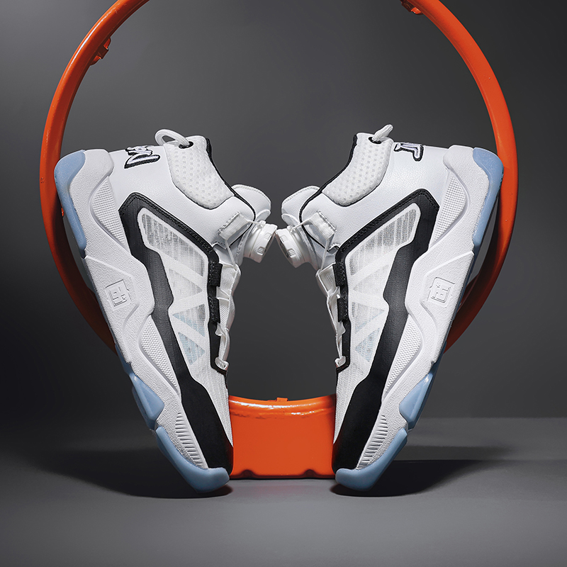 IVERSON/艾弗森学生篮球鞋儿童暑期训练旋转钮扣网面透气实战球鞋