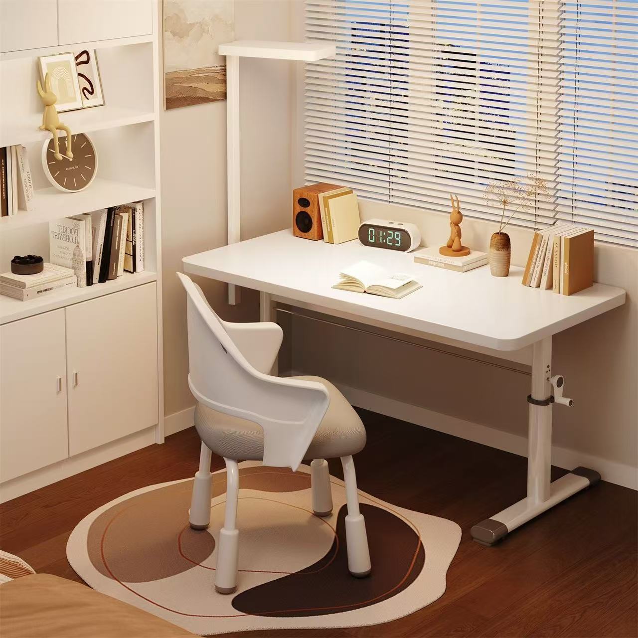 【送货上门】手摇升降办公桌椅儿童学习桌家用电脑桌写字桌椅子凳子