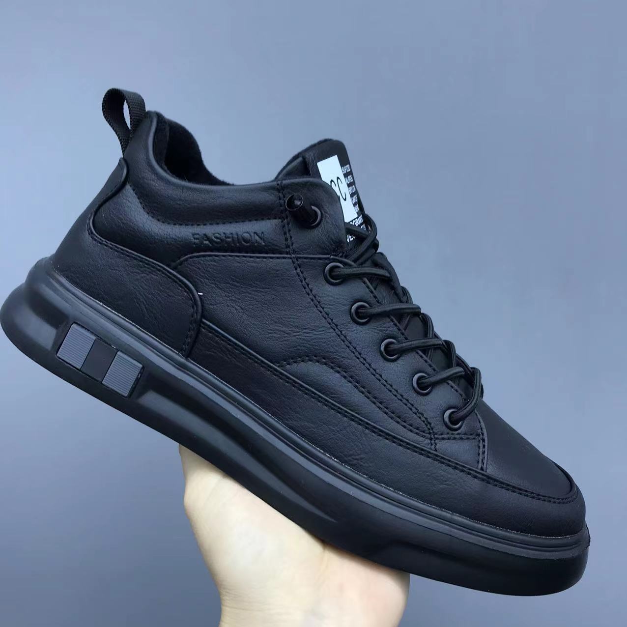 【高品质放心购】超迁软皮轻便男鞋软底潮流潮鞋男士冬季秋季百搭