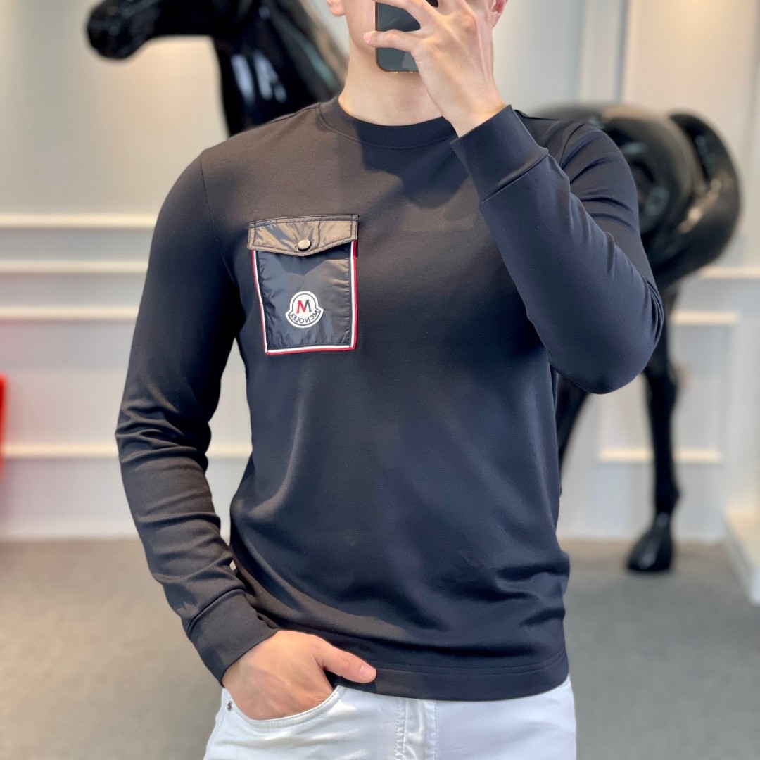 <古帝特尼>新款男士打底衫潮流高定欧货时尚百搭圆领长袖Z+29210