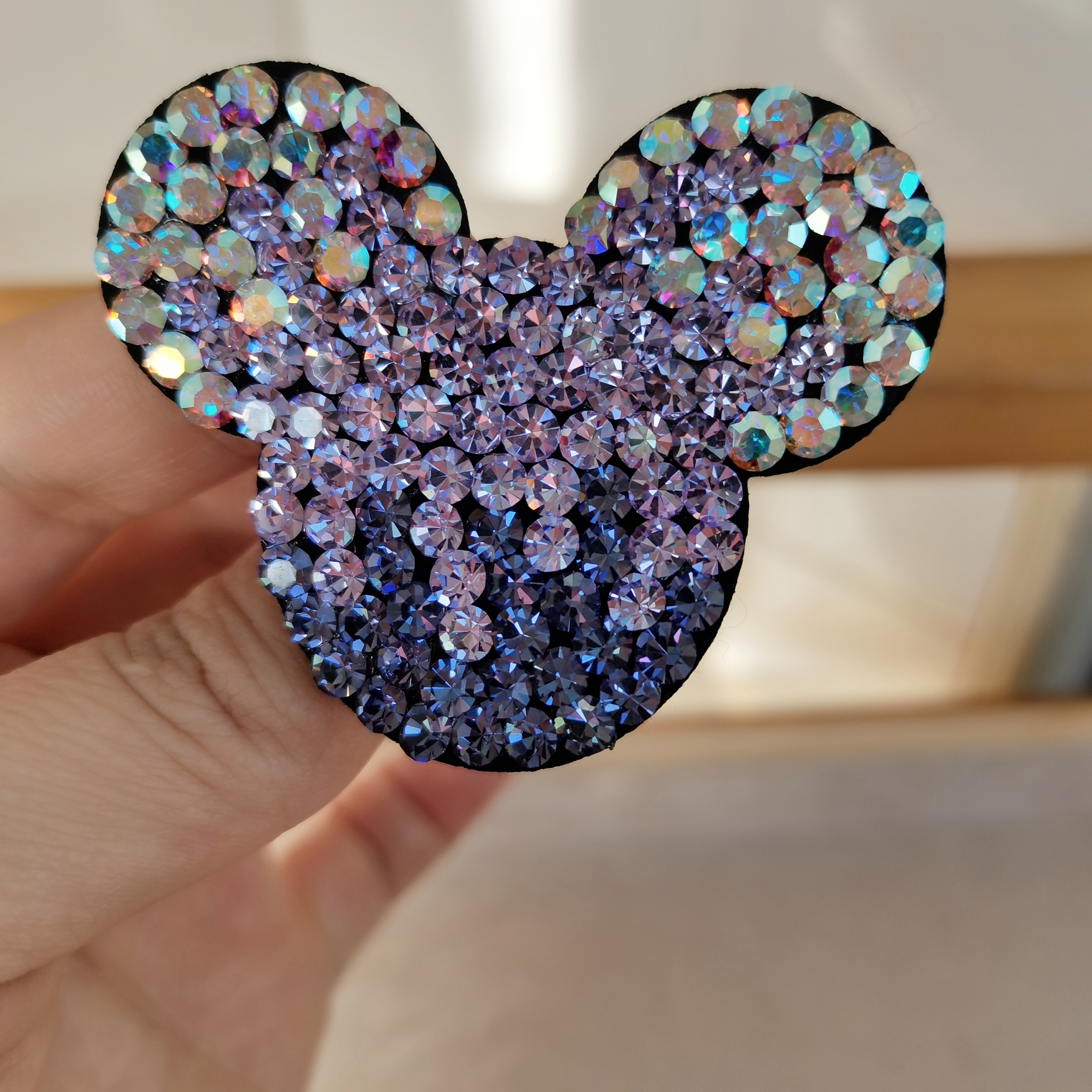 高品质奥钻六公分发卡米奇头发夹可爱饰品头饰边夹气质清新顶夹