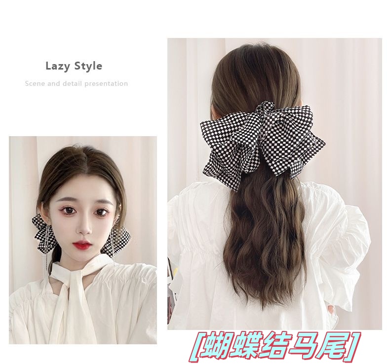 【背影女神】抓夹时尚哑光假发女仿真人发丝云朵烫网红款假发