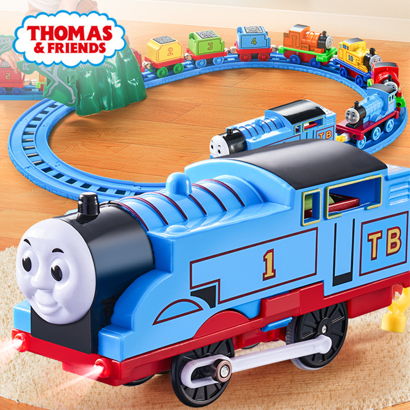磁力合金托马斯电动小火车轨道益智早教玩具套装男女孩生日礼物