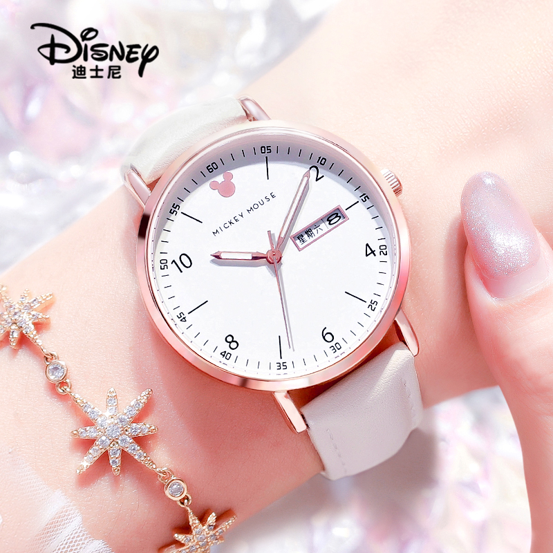 迪士尼手表女款学生初高中女式防水女生女孩初中高中2025新款电子