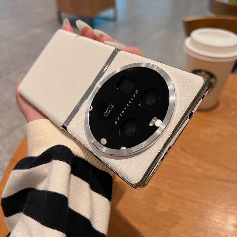 电镀高级皮纹适用于oppofindx7手机壳新款素皮全包防摔男女款爆款