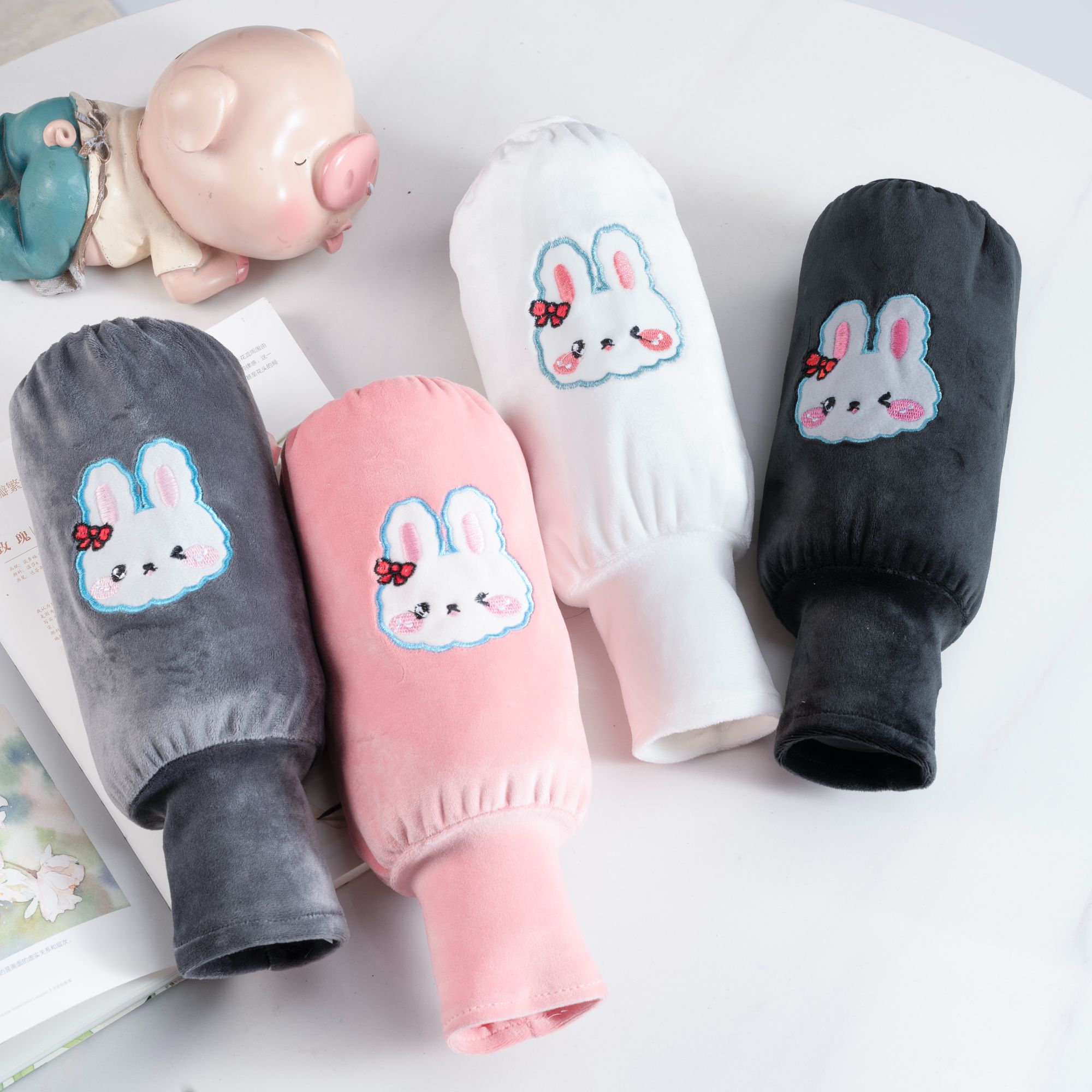 儿童成人女童保暖袖套秋冬款加厚暖手防尘防脏耐脏