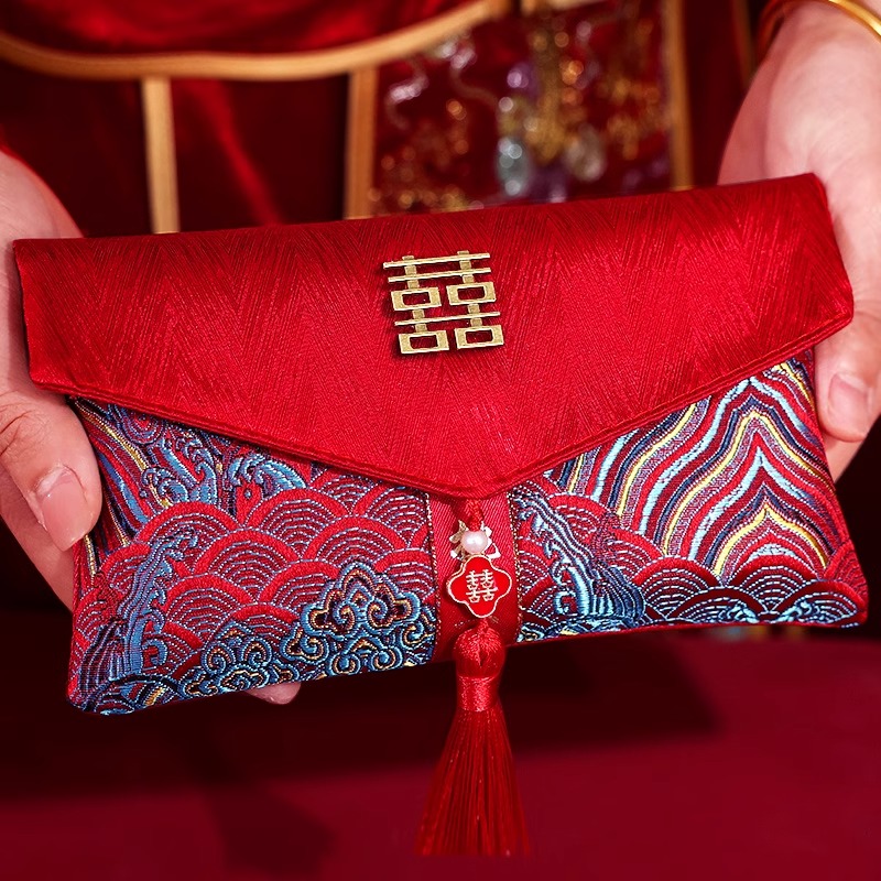 红包结婚专用2026新款红包袋婚礼敬茶改口费万元一个大号喜包订婚