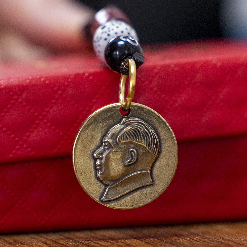 铜合金吊坠 金属钥匙扣挂件男女士随身携带饰品礼物伟人钥匙圈链