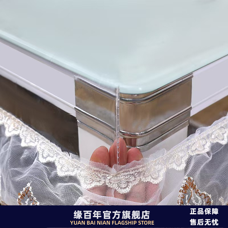 PVC透明桌罩新款烤火桌罩套加厚防水防油电暖炉桌布茶几电炉罩套