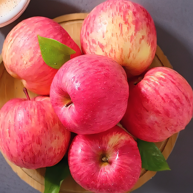 头茬优质品甘肃苹果冰糖心红富士苹果庆阳苹果脆甜多汁顺丰包邮