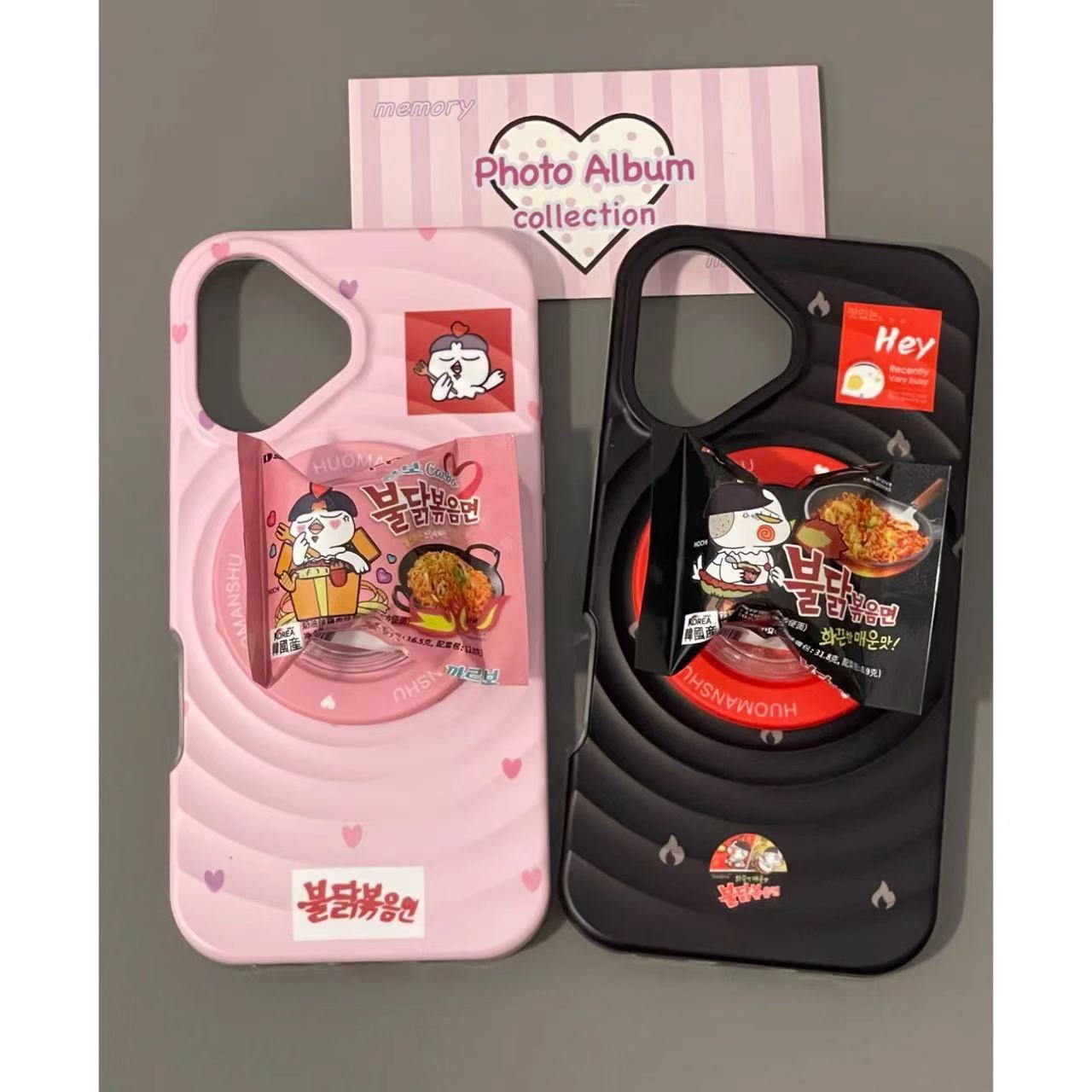 ins创意火鸡面磁吸支架适用iPhone15苹果16promax手机壳13情侣14