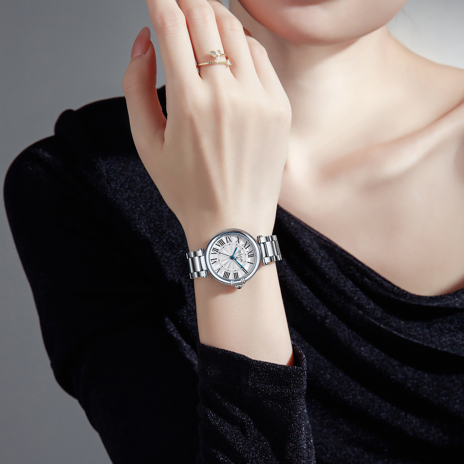 【官方正品】2025年新款聚利时手表女款气质女士腕表轻奢防水石英表