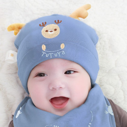 婴儿帽子春秋薄款新生儿幼儿0-12个月男女宝宝初生胎帽秋冬款