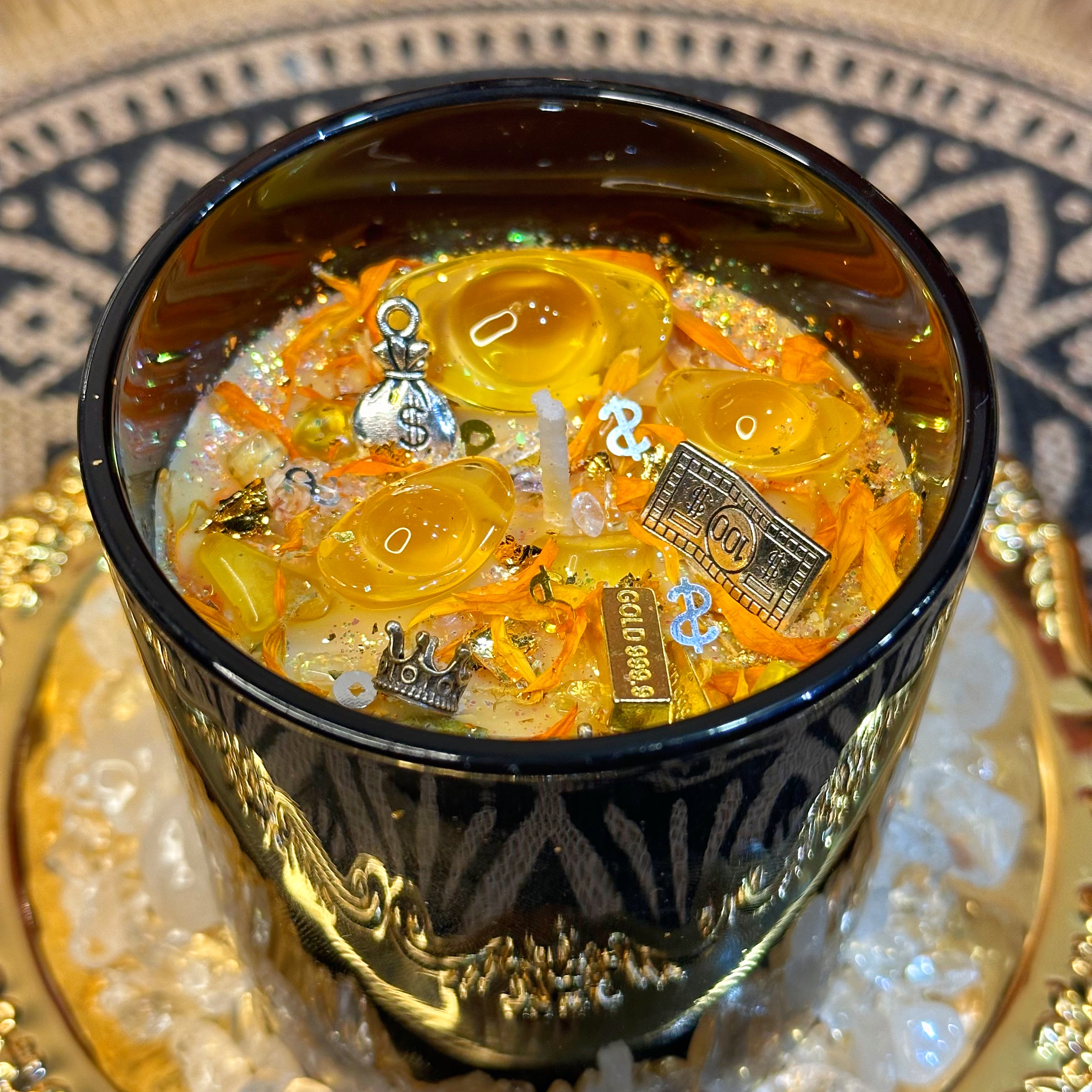 星辰能量STAR 金钱雨2.0【经典之选】许愿显化冥想香薰蜡烛