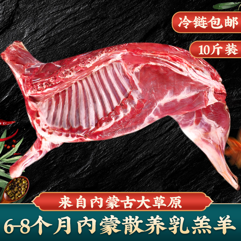羊肉10斤半只羊肉内蒙古半羊切块75%腿排羊蝎子精选鲜嫩羊肉分割