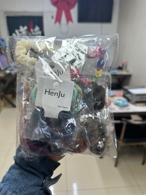 头发头饰皮筋皮套高货皮套随机50到60根