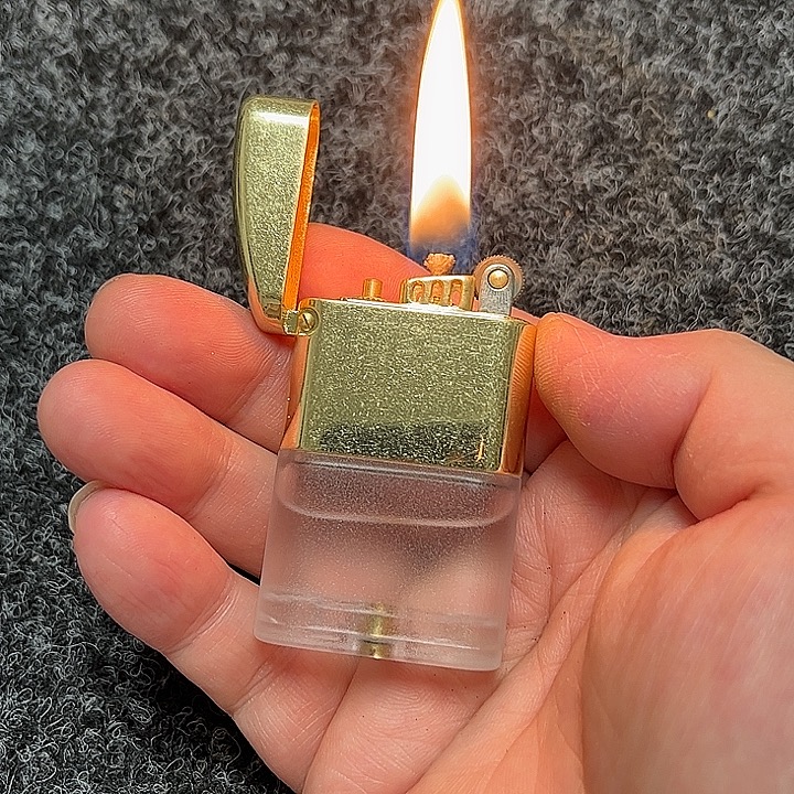透明煤油打火机 按压上油打火机 长待机打火机 包邮