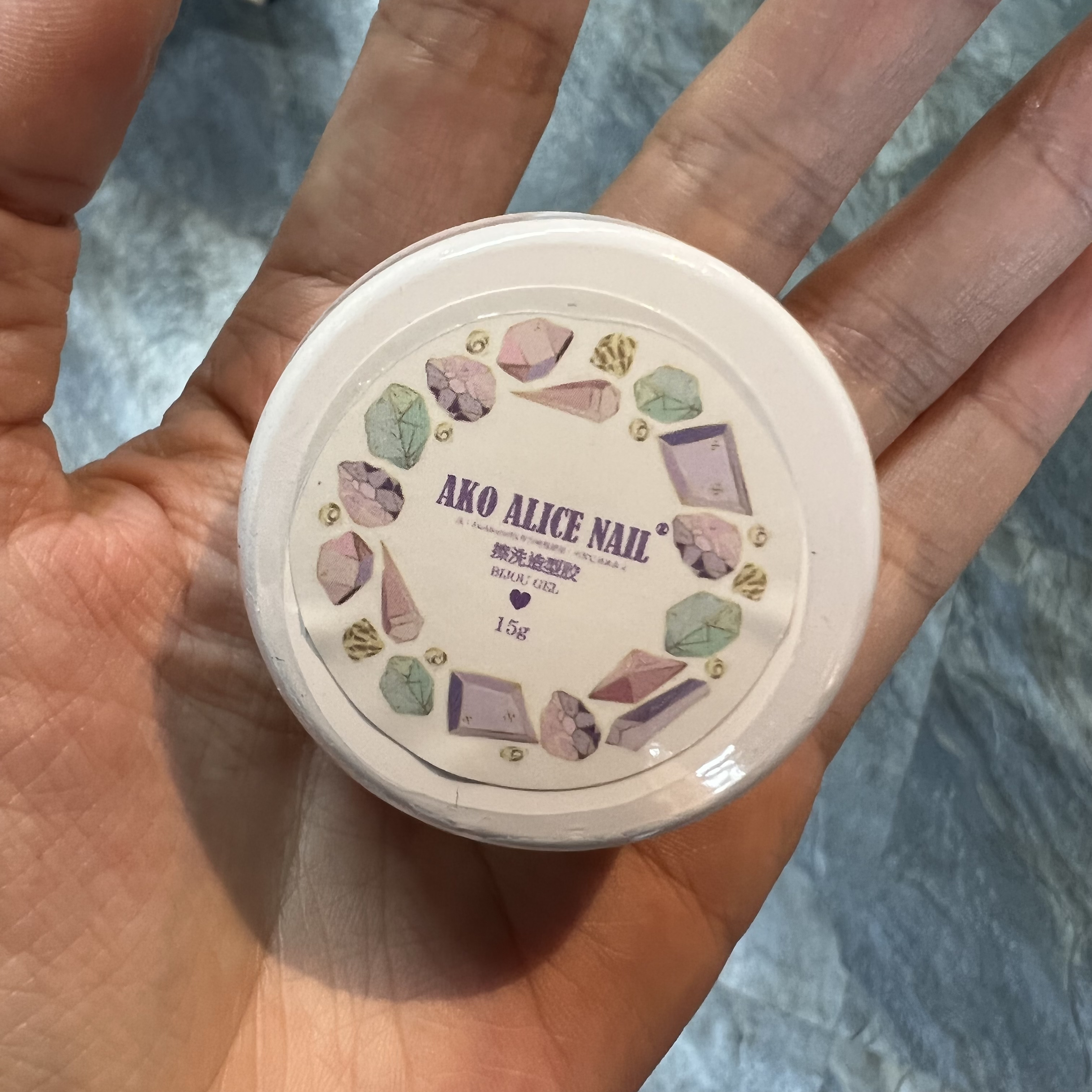 包邮 AKO 粘钻 正品 擦洗造型胶 粘钻 帖华子牢固不掉 净含量15g