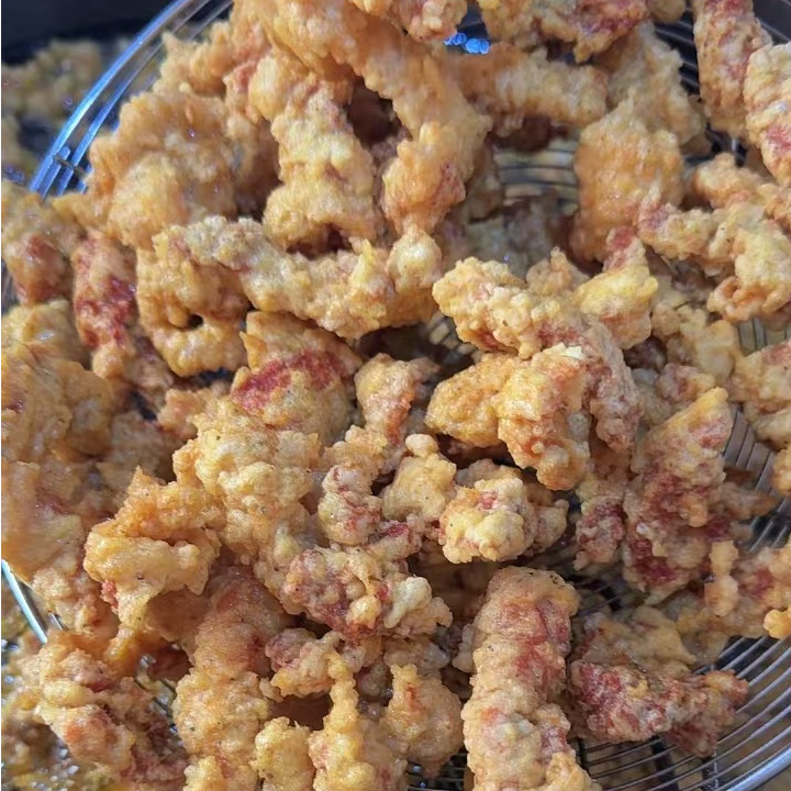 信阳新县农家菜籽油现炸小酥肉