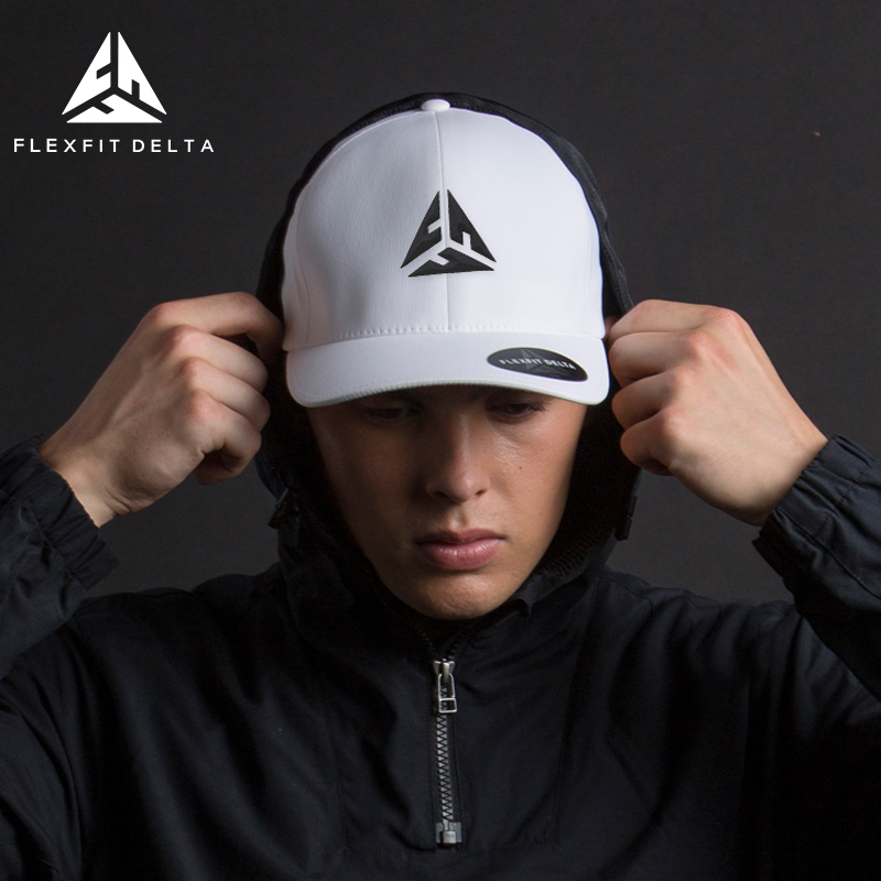 FLEXFITDELTA系列男士防晒遮阳鸭舌帽明星同款全封闭弹力棒球帽子