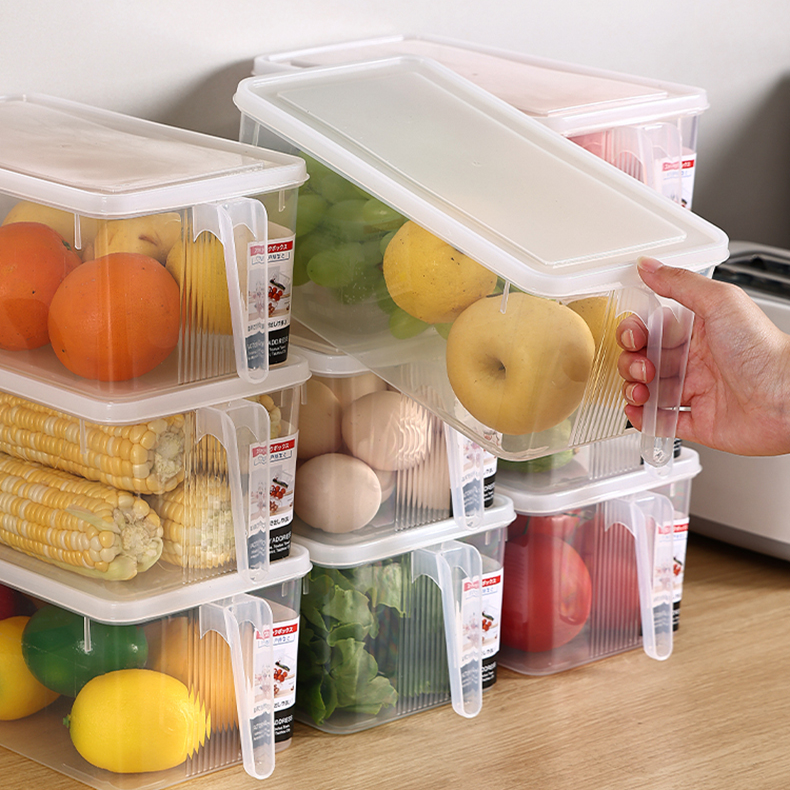 【4个特大号】冰箱收纳盒保鲜盒厨房蔬菜饺子整理神器冷冻盒鸡蛋盒