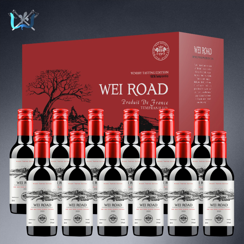 【晚安小酒】威途酒庄品鉴版14度干红葡萄酒187ML*12瓶