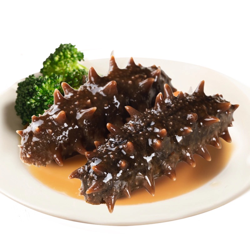 【一霏】底播半野生大号鲜食海参12-14只/斤/包 共1斤 9厘米左右/只